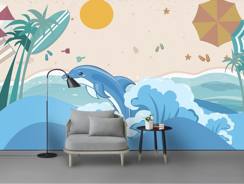 Cá heo trên biển CDV2-068G